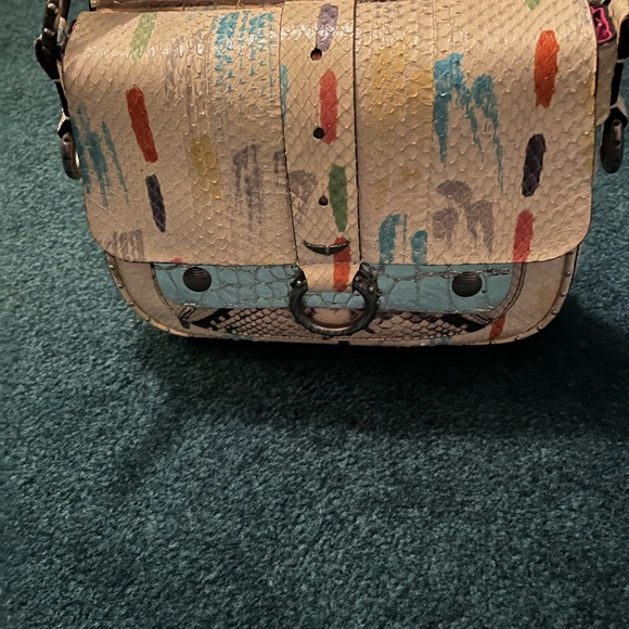 Zadig & Voltaire Kate Moss Colab Snake Skin Bag - Picture 2 of 9